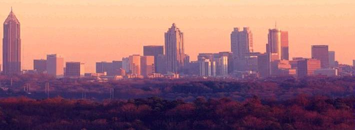 The Atlanta Georgia Skyline